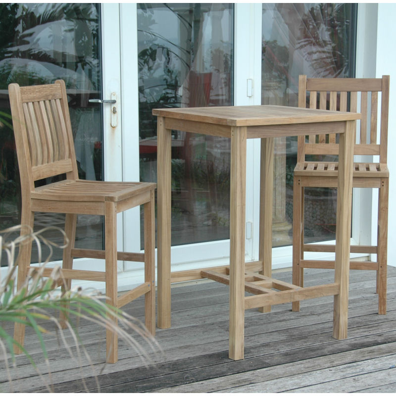 outdoor bar table 4 chairs