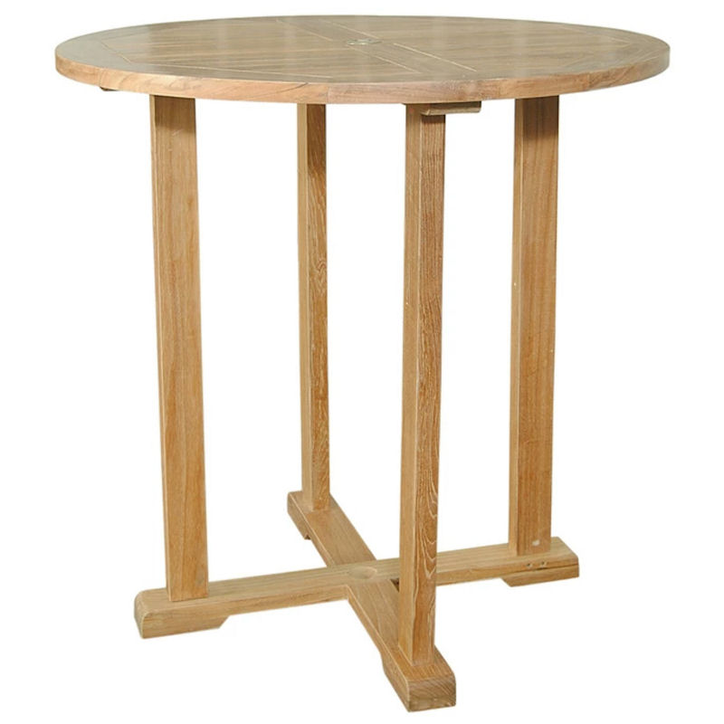 Round Bar Table for Kitchen, Patio, Garden, Restaurant, or Hotel Bar