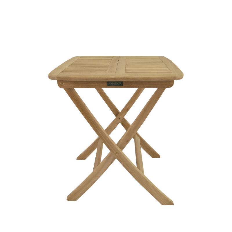 Outdoor Folding Table TBF024S Teak Wood Picnic or Small Dining Table