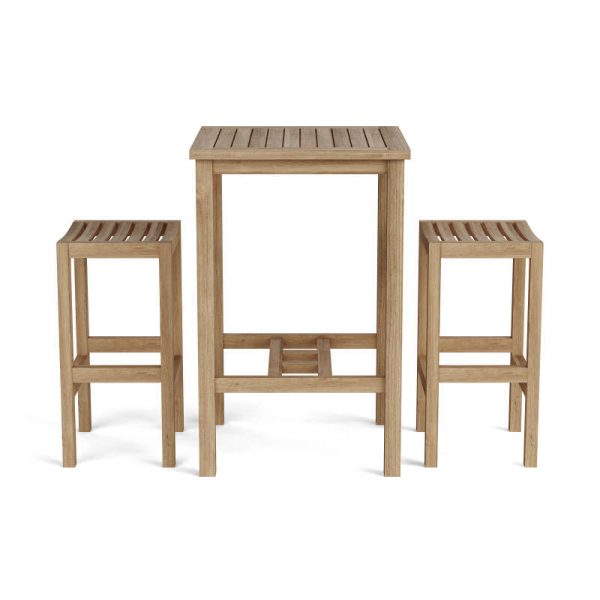 Teak Pub Table Set