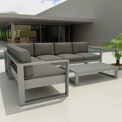 Aluminum Deep Seating 5 Piece Furniture SET-5001